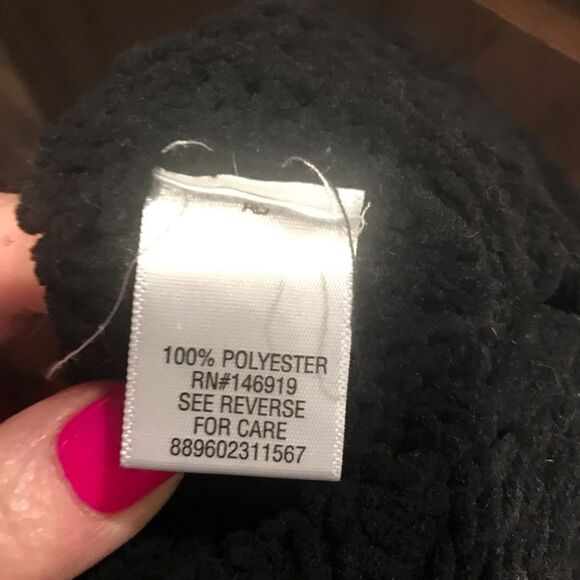 Candies Black Crewneck Pull On Sweater Small - Picture 9 of 13